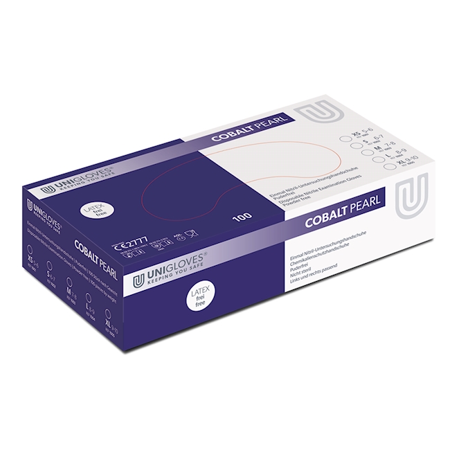 Gants nitrile COBALT PEARL S